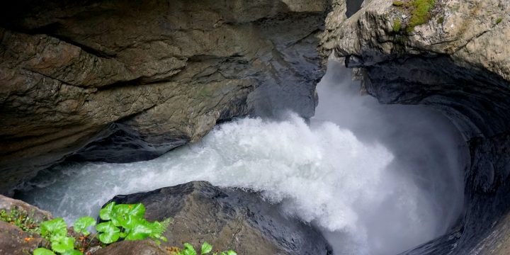 Visiting Trummelbach Falls