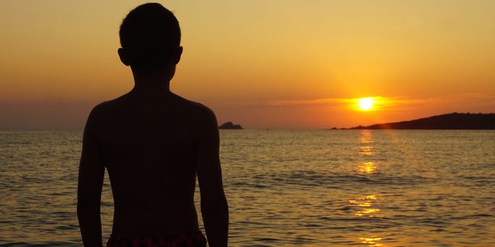 Sunset at Capo di Feno Beach, Ajaccio