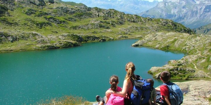 Walking to Lac du Brevent from Brevent Cable Car