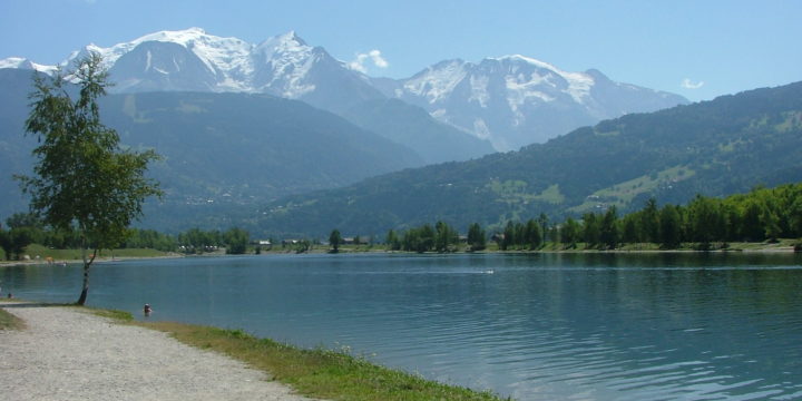 The Beach at Lake Passy (Lac de Passy), Near Chamonix